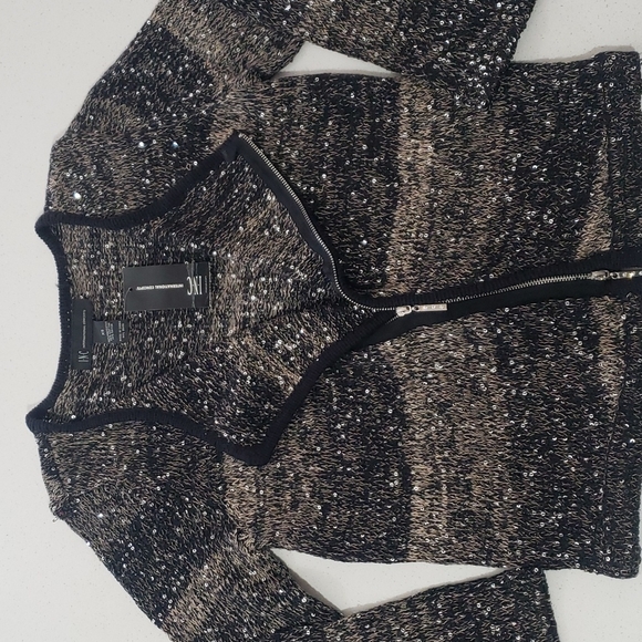 INC International Concepts womens XS multicolor sweater with some dazzle - Picture 4 of 8